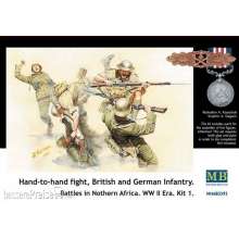 Master Box Ltd. MB3592 - Hand-to-Hand fight, Brit. & Germ. infr. in 1:35