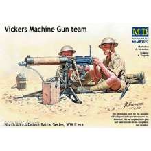 Master Box Ltd. MB3597 - Vickers machine-gun crew, Desert battle in 1:35