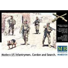 Master Box Ltd. MB35154 - Modern U.S.infantrymen. Cordon and Searc in 1:35