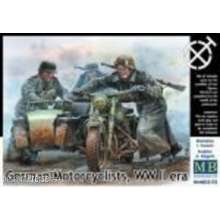 Master Box Ltd. MB35178 - German motorcyclists, WWII era in 1:35