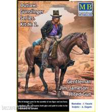 Master Box Ltd. MB35204 - Outlow. Gunslinger series. Kit No.2. Gentleman Jim Jameson - Hired Gun in 1:35