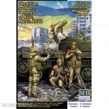 Master Box Ltd. MB35223 - 1:35 Ukrainian soldiers Defence of Kyiv March2022 Russian-Ukrainian War serieKit No1