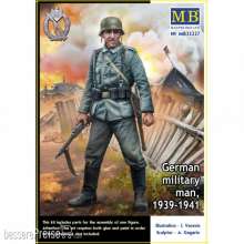 Master Box Ltd. MB35227 - 1:35 German military man, 1939-1940