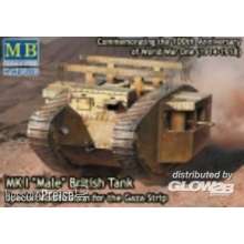 Master Box Ltd. MB72003 - 1:72 MK I Male British tank,Special modificat