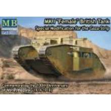 Master Box Ltd. MB72004 - Mk I Female British tank,Specila modific in 1:72