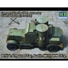 Master Box Ltd. MB72008 - Austin Mk.IV British armored car,1914-18 in 1:72