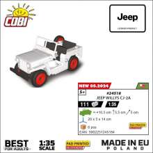 Cobi 24518 - 128 PCS YOUNGTIMER // JEEP WILLYS CJ-2A WH