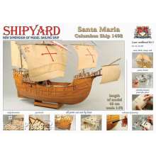 SHIPYARD 24603 - Santa Maria 1492 Laser Kartonbausatz