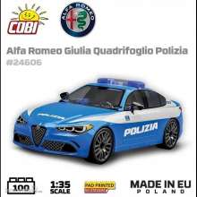 Cobi 24606 - 100 PCS ALFA ROMEO // GULIA QUADRIFOGLIO POLIZIA