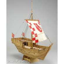 SHIPYARD 24618 - Hanse Kogge von Bremen 1380 Laser-Holzbausatz 1:72