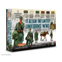 Lifecolor CS50 - Italian Infantry Uniforms WWI 6 x 22 ml