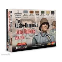 Lifecolor CS59 - The Austro-Hungarian Army Uniforms 1916-1918 6 x 22 ml