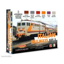 Lifecolor XS14 - Italian Railways Set # 2 6 x 22 ml