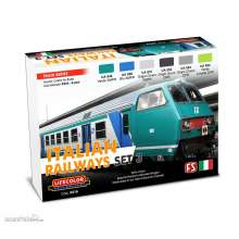 Lifecolor XS18 - Italian Railways Set # 3 6 x 22 ml