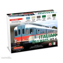 Lifecolor XS19 - Italian Railways Set # 4 6 x 22 ml