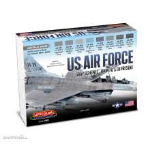 Lifecolor CE01 - US Air Force ´Gray Schemes? From 70S To Present 8 x 22 ml