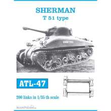 Friulmodel ATL-047 - Tracks for Sherman T 51 Type