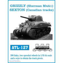 Friulmodel ATL-127 - Tracks for GRIZZLY (Sherman M4A1) SEXTON (Canadian tracks)