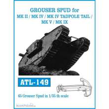 Friulmodel ATL-149 - Tracks for GROUSER SPUD for MK II/MK IV /MKIV TADPOLE TAIL/MK V/MK IX