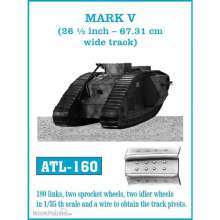 Friulmodel ATL-160 - Tracks for MARK V (26 1/2 inch-67.31cm wide track)