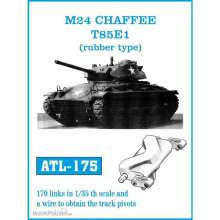 Friulmodel ATL-175 - Tracks for M24 CHAFFEE T85E1 (rubber type)