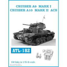 Friulmodel ATL-182 - Tracks for CRUISER A9 MARK I./ CRUISER A10 MARK II ACS