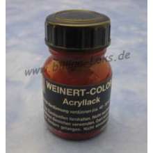 Weinert 2614 - Nitro-Acryl-Farbe RAL 3005Weinrot 25 ml