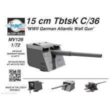 Planet Models 129-MV126 - 1:72 15 cm TbtsK C/36 WWII German Atlantic Wall Gun