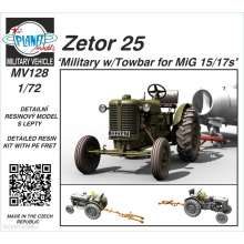 Planet Models 129-MV128 - 1:72 Zetor 25 Military w/Towbar for MiG 15/17s