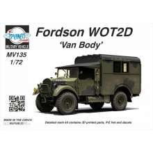 Planet Models 129-MV135 - 1:72 Fordson WOT2D ‘Van Body’ 1/72