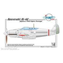 Planet Models 129-PLT206 - Kawasaki Ki-60 Japanese WWII Fighter Pro in 1:72