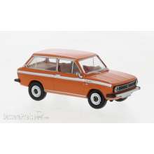 Brekina 27679 - DAF 66 Kombi, orange, Marathon-Dekor, 1972