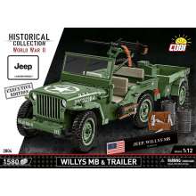 Cobi 2804 - Willys MB & Trailer - Executive Edition