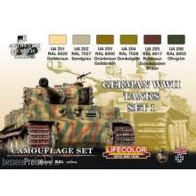 Lifecolor CS01 - German vehicle WWII set n.1