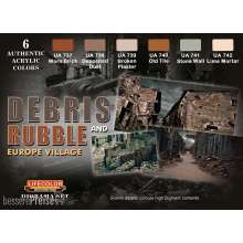 Lifecolor CS31 - Debris and Rubble Europe Village