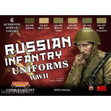 Lifecolor CS42 - Russian Infantry Uniforms, WWII