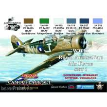 Lifecolor XS01 - Australian Air Force WWII (RAAF) Set 1