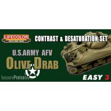 Lifecolor MS03 - US Army AFV Oliv Drab Contr.&Desaturat.