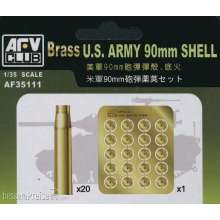 AFV-Club 35111 - US 90 mm SHELL CASE (METAL) in 1:35