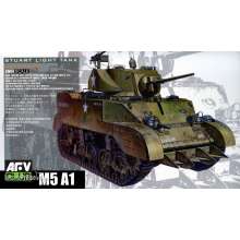 AFV-Club 35161 - 1:35 US M5A1 Late type w/Hedgerow cutter