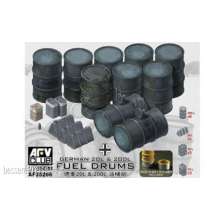 AFV-Club AF35266 - German 20L & 200L Fuel Drums in 1:35