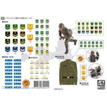 Hobby Fan TW60021 - ROC ARMY 1960-2000 MILITARY ARMBAND DECAL in 1:35