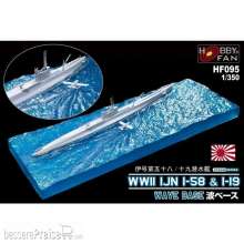 Hobby Fan HF095 - Wave Base for WWII IJN I-58 u. I-19 in 1:350