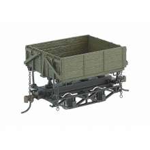 Bachmann 29804 - Wood Side-Dump Car Green (3 Box)