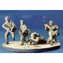 Hobby Fan HF512 - 1:35 R.O.C. Marine Team- 4 Figures with Base