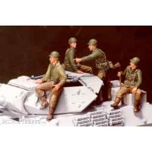 Hobby Fan HF529 - 1:35 U.S. M10 Tank Infantry- 4 Fig. Pick Up