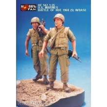 Hobby Fan HF542 - 1:35 U.S. Marines Battle of Hue 1968(5)w/Base