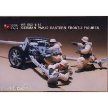 Hobby Fan HF562 - 1:35 German Pak40 eastern front- 3 Figures