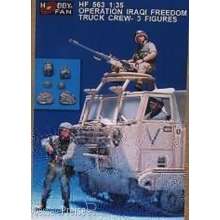 Hobby Fan HF563 - 1:35 Operation Iraqi freedom truck Crew- 3Fig