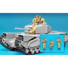 Hobby Fan HF584 - 1:35 British Churchill Tank crew alamein/3fig